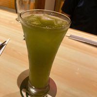Green ice tea at Nippon in New York City