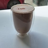 Hot hazelnut storm at Cloud Café in Oslo