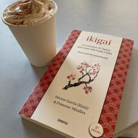 Pumpkin spice latte  at Cloud Café in Oslo