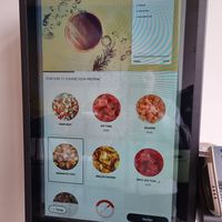 Touchscreen at Oké Poké  in Oudenaarde