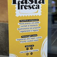 Clearly marked vegan options  at L'Ora della Pasta in Como