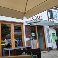 Außenfassade at S'Cafe in Bad Buchau