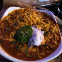 Weekly soup du jour, Mexican Tortilla with vegan cheese and sour cream.  at The Five6 in Rogers