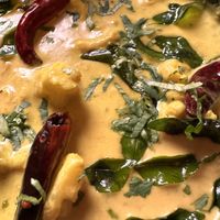 Cauliflower Moilee - which is amazing!  at Permit Room in Brighton