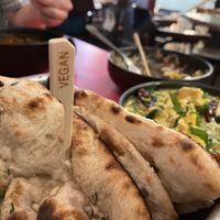 Garlic naan  at Permit Room in Brighton