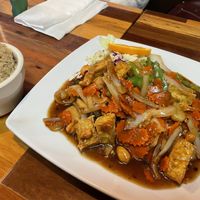 Cashew tofu   at Thai Cafe in Prescott Valley