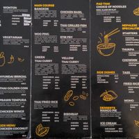 Menu at Spice Curry in Funchal
