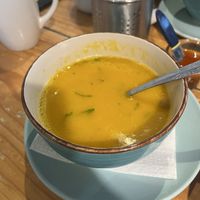 Pumpkin Soup  at Astro Café Bistro in San Cristobal De Las Casas