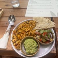 Scrambled tofu  at PlantLab in Hoi An