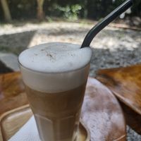 Peanut latte at PlantLab in Hoi An