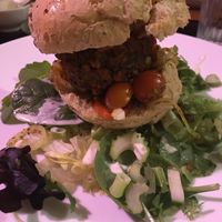 Vegan burger at Zus en Zo in Bocholt