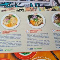 The vegan Ramen Bowls at Ramen Shifu in Tenerife