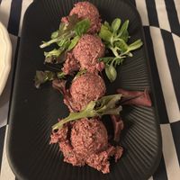 Beet appetizer  at Der blaue Fuchs in Berlin