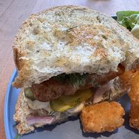 No Big Dill sandwich   at Ox Eats Grass in Salt Spring Island