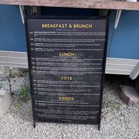 Menu as of writing of this review at Ox Eats Grass in Salt Spring Island