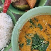 Yong tau foo set b laksa base with rice at Daily Green 吉祥素 - Tampines in East Singapore