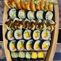 Vegan sushi boot  at Nami Sushi  in Mol