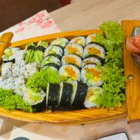 Vegan sushi boat  at Nami Sushi  in Mol