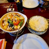 Claypot tofu with veggies at Golden Palace in Stahnsdorf