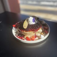 Vegan pancakes   at Brunchit - Alcazabilla in Malaga