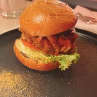jackfruit burger  at Turtle Bay in North West London