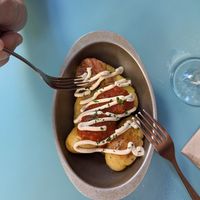 Patatas brevas at Faire Tapas & Wine in Barcelona