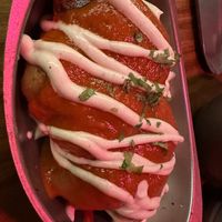 Patatas bravissimas  at Faire Tapas & Wine in Barcelona