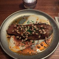 That sauce 🤤 at Faire Tapas & Wine in Barcelona