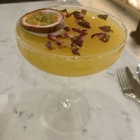 Passion fruit martini (non alcoholic)  at Heavenly Desserts in Aberdeen