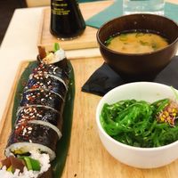 Vegan lunch of the day at Purr Purr in Warsaw