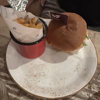 Vegan burger   at Revolución de Cuba  in Belfast