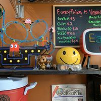 Eclectic ambience   at Black Market Meats in Lakewood