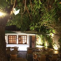 Courtyard at Terra Restaurante Natural in Lisbon