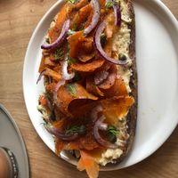 Their signature dish. tis very good! at superplanty in Zagreb