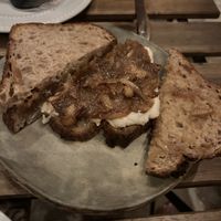 Brie sandwich  at Aliado Bar & Aperitivo in San Juan