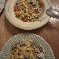 Warming handmade pasta  at Aliado Bar & Aperitivo in San Juan