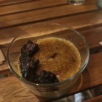 Pistachio creme brulee at Aliado Bar & Aperitivo in San Juan