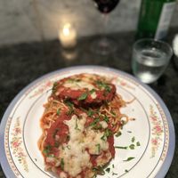 Vegan parm   at Donna's Italian in Troy