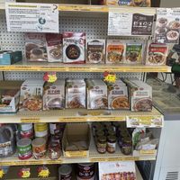 Heat and Eat food boxes, all vegan  at Real Vegetarian Food Store in Toronto