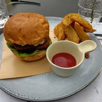 Vegi burger at Les Amores in Chengdu