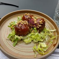 Meat free balls at Les Amores in Chengdu