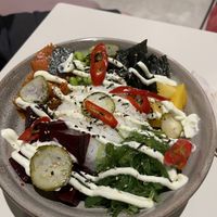 Vegan poke bowl  at PXB Cafe in Dubai