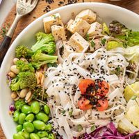 Pad Thai salad  at Earth Cafe @ BKC in Mumbai