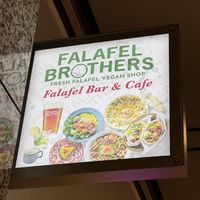 Sign.  at Falafel Brothers - Otemachi in Tokyo