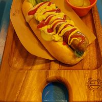 Hot dog at Falafel Brothers - Otemachi in Tokyo