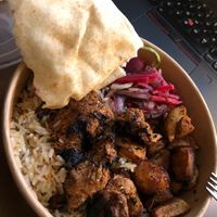 Bol vegan Stan kebab  at Restaurant Boustan in Quebec