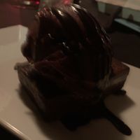 Vegan chocolate torte- yum!! at The Studio in Hilton Head Island