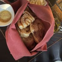 All is vegan except the butter.  Bread is homemade and amazing   at The Studio in Hilton Head Island