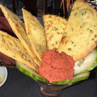 Beet hummus!  at The Studio in Hilton Head Island