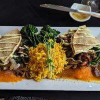 'Steak' and Mushroom Crepes at The Studio in Hilton Head Island